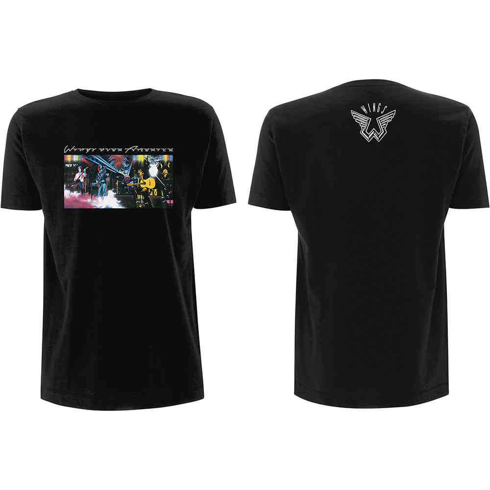 Paul McCartney - Wings Over America Heren Tshirt - Zwart
